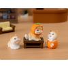 Creative New Year Lucky Orange Cat Blind Box Resin Craft Figurines Collectible