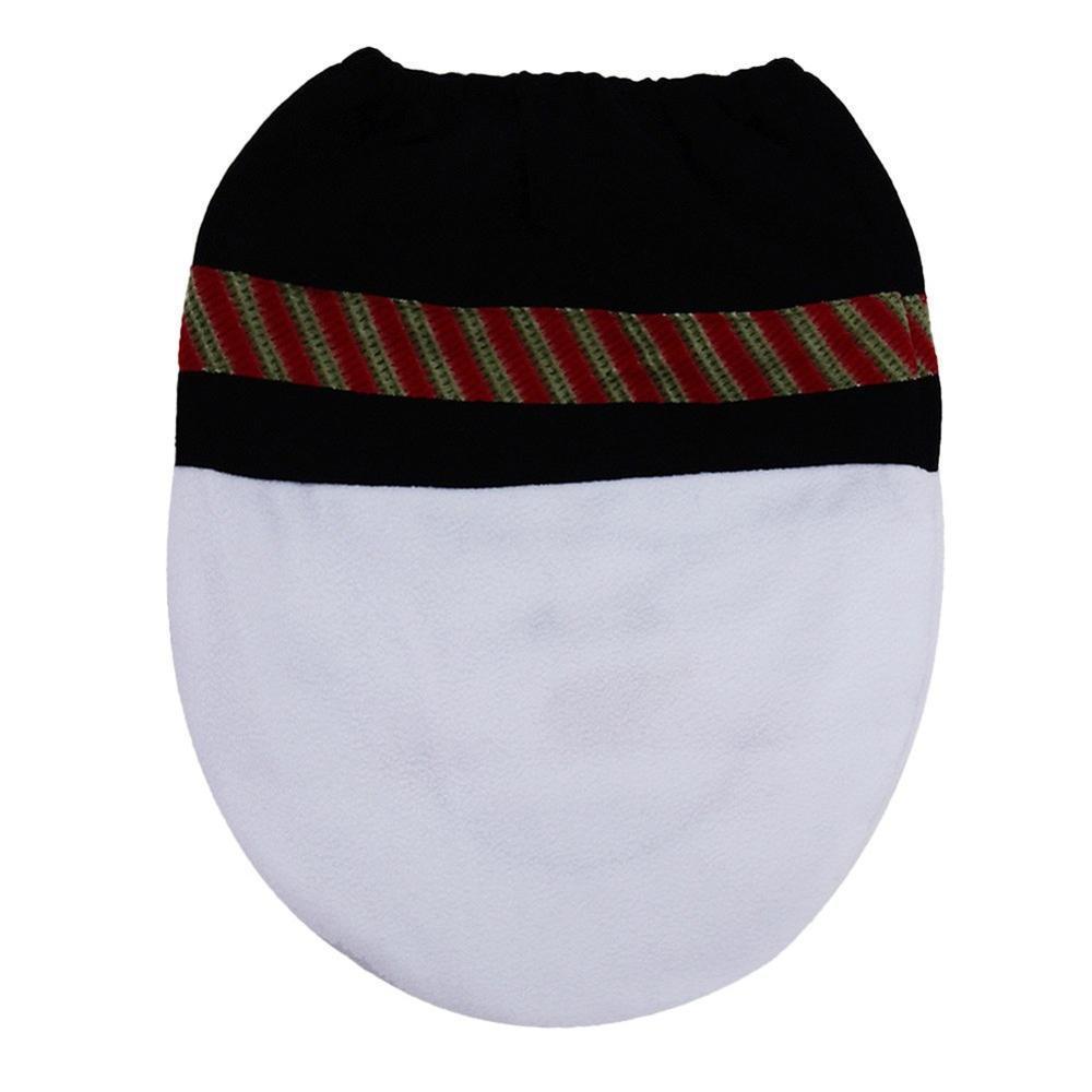 Snowman Toilet Seat Cover Toilet Lid New Year Xmas Christmas Decoration