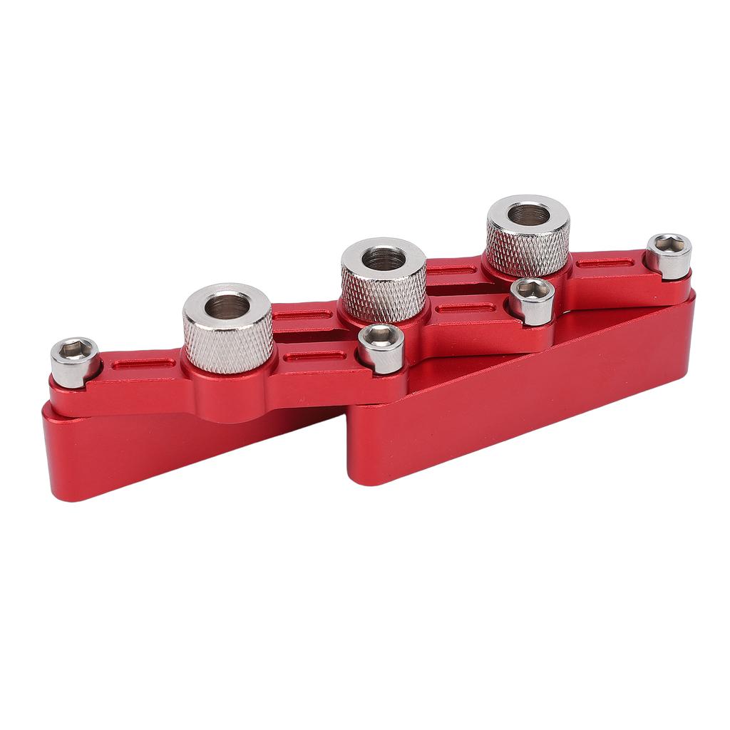 Self Centering Dowel Jig Drill Guide for Woodworking Adjustable Hole Locator with 8 Stainless Steel Bushings Easy to