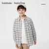 Balabala Kids' Plaid Long-Sleeve Shirt Jacket