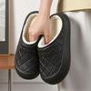 The New Style of Men's Cotton Slippers Can Be Worn Indoors and Outside At Home, Driving Autumn and Winter Plush Cotton Mop Toe Non-slip Heel