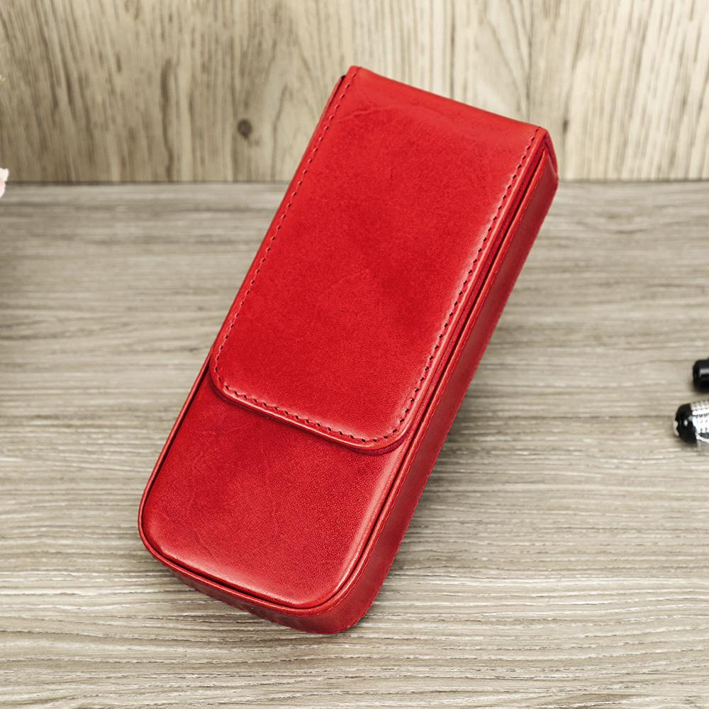 Luxusní originální kožené pouzdro na pera se 3 sloty s odnímatelným držákem na pero pouzdro na tužku Kancelářské školní potřeby Pouzdro kreativní dárek