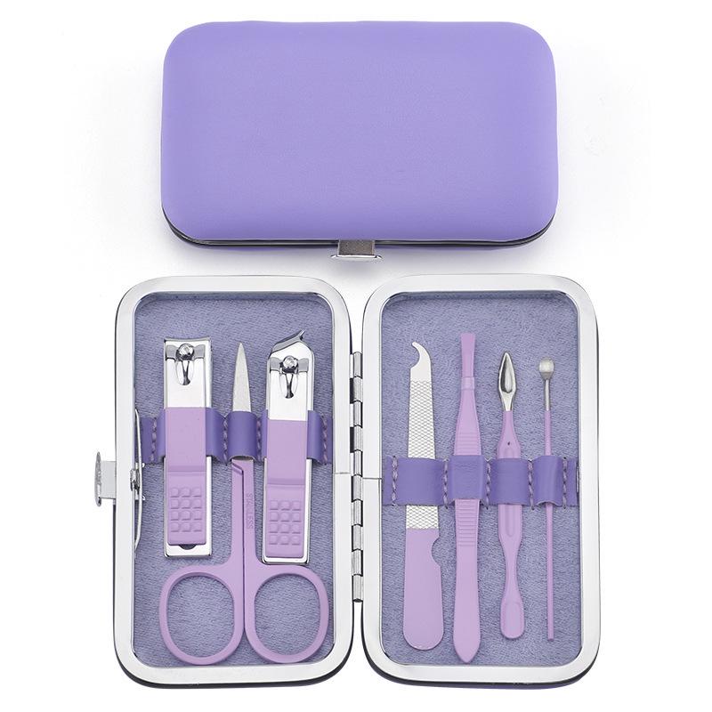 Premium 5-Piece Pedicure & Manicure Set: Nail Clippers, Scissors, Pliers, Ear Pick - Portable for Home Use