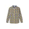 Levis Plaid Pattern Loose Long Sleeve Shirt Men Shirts Yellow A0953-0001