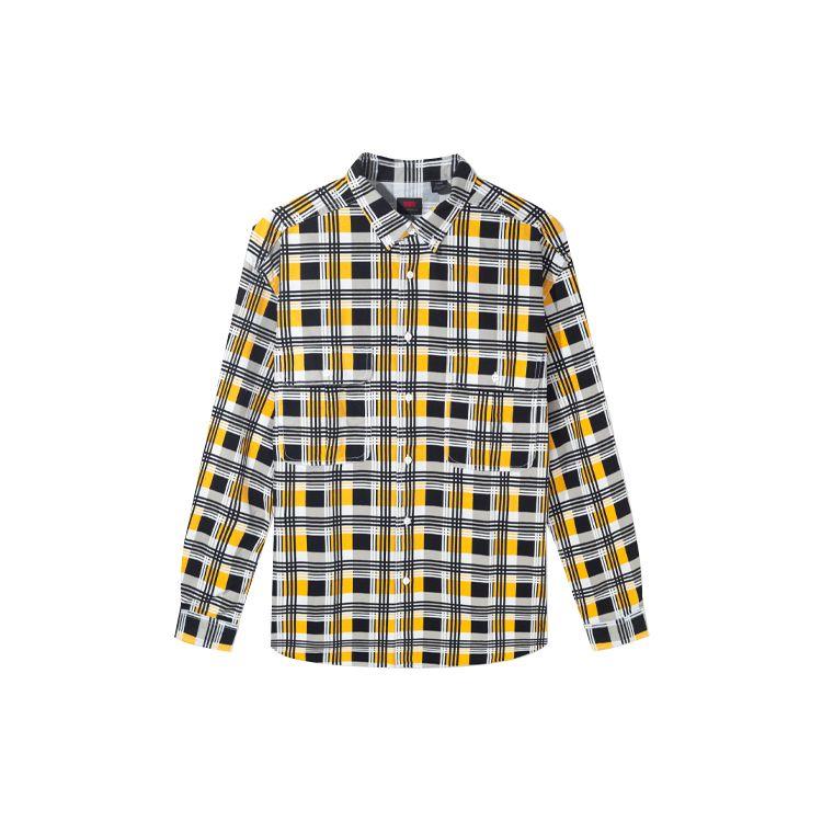 

Рубашка мужская Levis свободного кроя с длинным рукавом в клетку, желтая A0953-0001 L