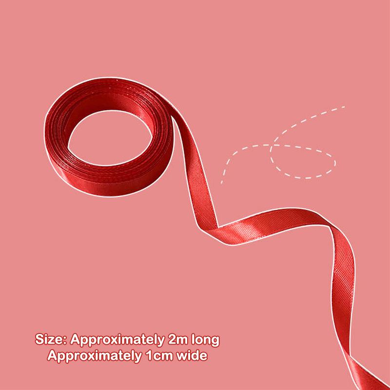 

2 м плетеная лента для волос, шелковая лента для волос, повязка на голову, женский бант, веревка для волос, держатель для хвоста, аксессуары для волос красный