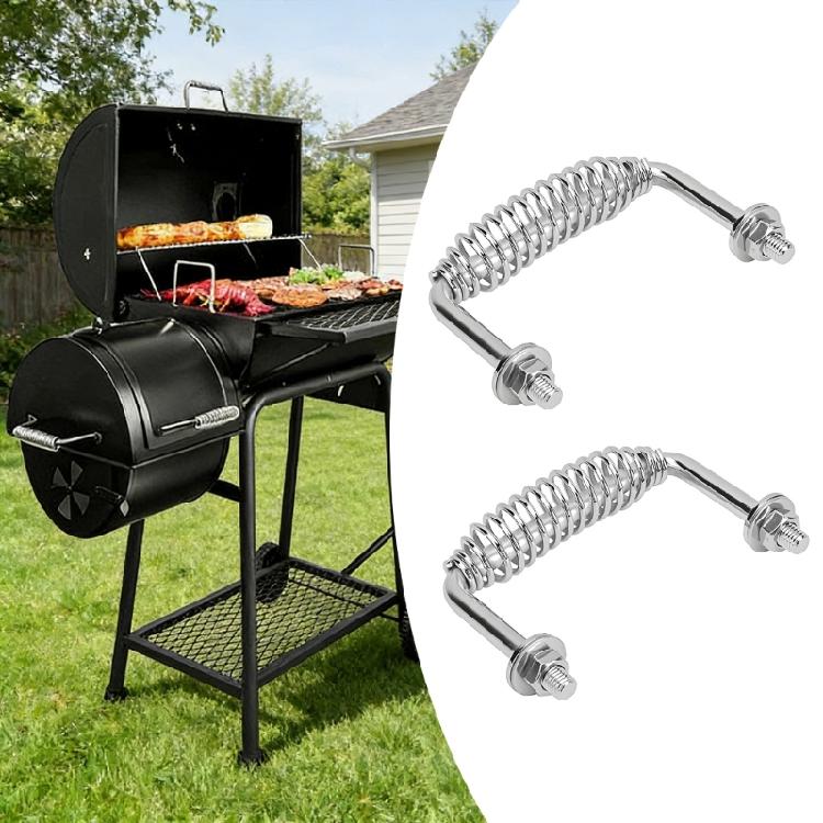 Manico a Molla in Acciaio Inossidabile 304 Resistente al Calore Accessori per Barbecue Per Strumento di Grigliatura Garantisce Durata e Facilità di Pulizia
