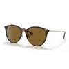 Sonnenbrille 0RB4334D HAVANA Japan 55 Asiatische Passform Ray-Ban 710/83 (GRATIS-Größe)