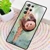 Cute Sloth Animal soft Phone Case for Samsung Galaxy note 10 pro S26 Ultra S23 S24 FE S25 S21 S22 PLUS shockproof Cove
