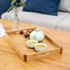 RuHan Japanese Style Bamboo Round Corner Tray