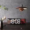 Popular Large Screen LED Digital Clock with Mirror Finish – Alarm & Plug-In Version