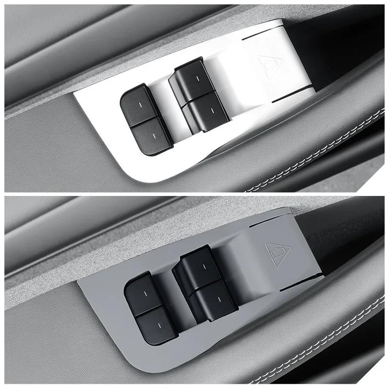 for New Tesla Model Y L Juniper 2026 2025 Accessories Window Lift Switch Protector Cover YL Lifter Button Trim Decoration Cover
