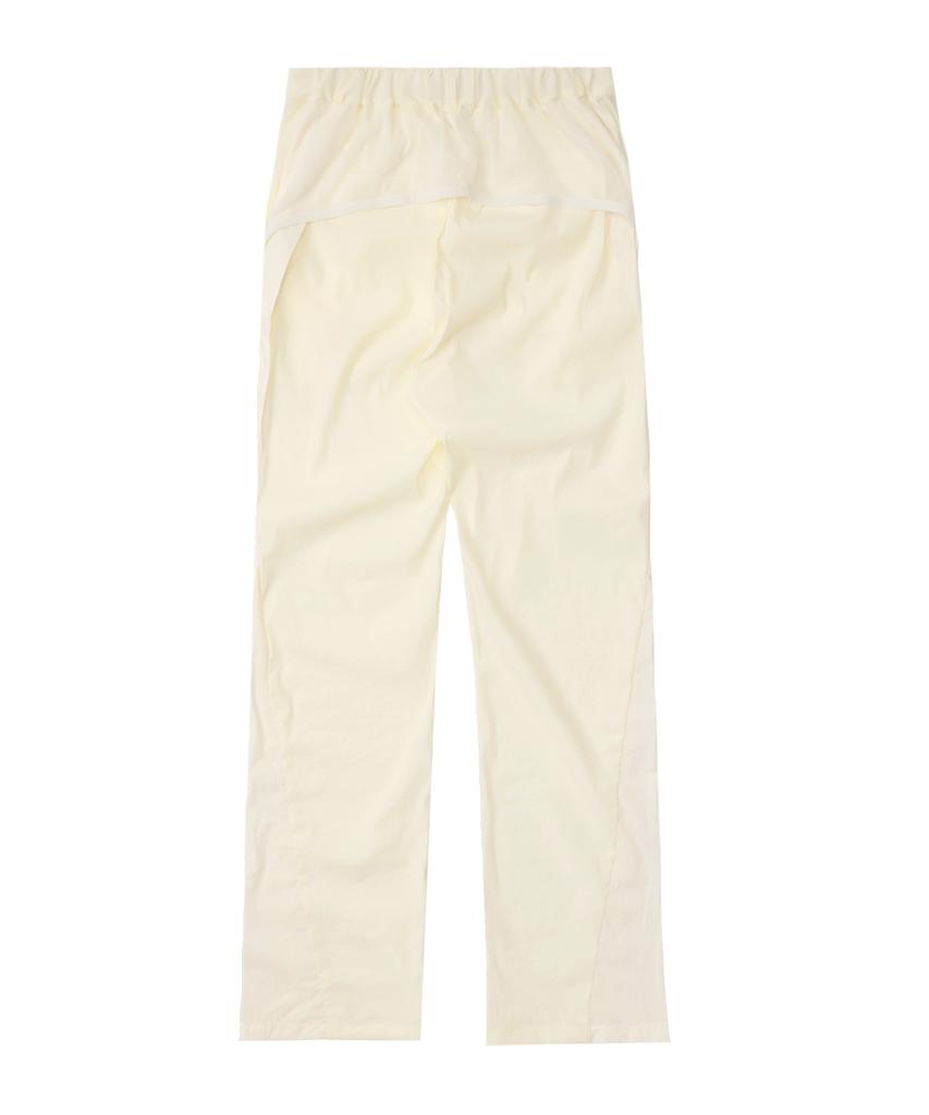 OJOS Mesh Parting Nylon Pants / Ivory