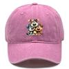 Cute Schnauzer Dog Printed Baseball Cap Adjustable Retro Baseball Hat Unisex Womens Cap For Outdoor Travelling Mountaineering
