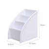 Plastic Desktop Organizer Makeup Office Storage Containers System TV Remote Control Holder Tea Table Tidy 3 Grid Wholesale