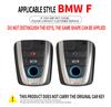 Aleación de Zinc Cuero Coche Llave Inteligente Remota Estuche Cubierta para BMW I3 I8 Serie Carcasa Protectora Fob Bolsa para Llaves de Interior de Coche Accesorios