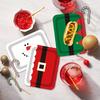 Christmas Placemats Portable Paper Plates Convenient Party Supplies Christmas Decorations 52/13PCS