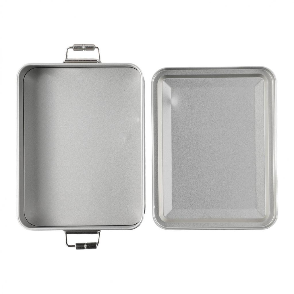 Metal Storage Tins Tea Container Rectangular W Lids