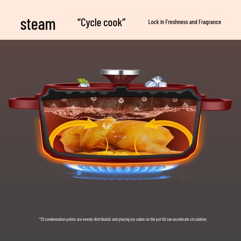 SUPOR Cast Iron Enamel Stew Pot