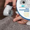 Cordless Electric Scissors Cardboard Cutter with Safety Lock 4.2V Electric Mini Cutter Rechargeable Rotary Cutter for Leather