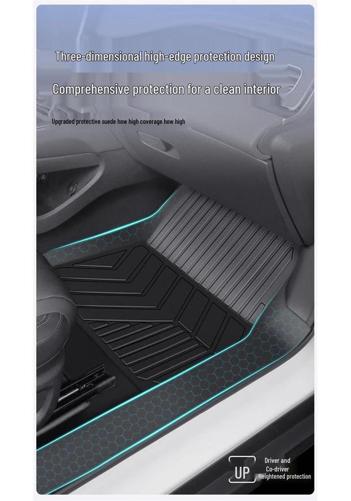 2026 BYD Seal 07 EV Full Coverage TPE Floor Mats - Flash Charge Version