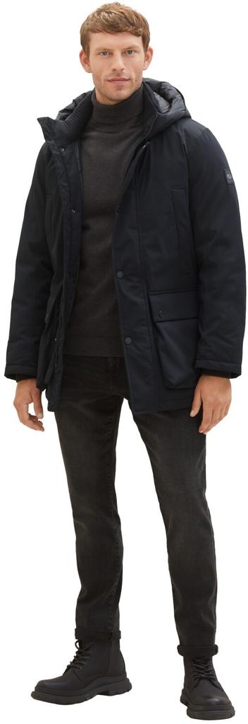 Зимняя куртка Tom Tailor Parka с отстегивающимся капюшоном (1037347) черный