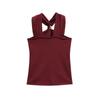 Metal Buckle Twisted Halter Slimming Women's Tank Top