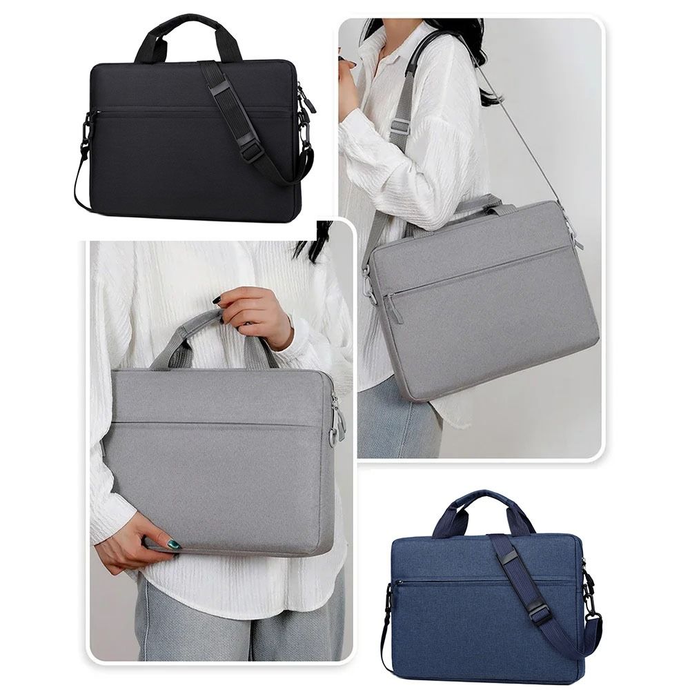 with Single Shoulder Laptop Bag Waterproof Notebook Case Multifunctional PC Handbag Business