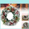 Wall Hanging Christmas Wreath Xmas Party Door Home Trees Garland Decor Ornament