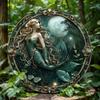 Mermaid Metal Wall Art Ocean Theme Decor Ideal Gift for Sea Lovers