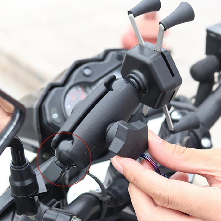 Motorcycle Angled Base with 10mm Hole Ball for Head Adapter Work For  Came