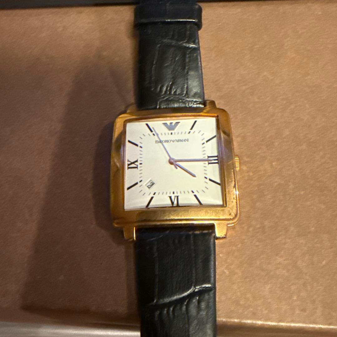 Used EMPORIO ARMANI AR-11075 Square Watch