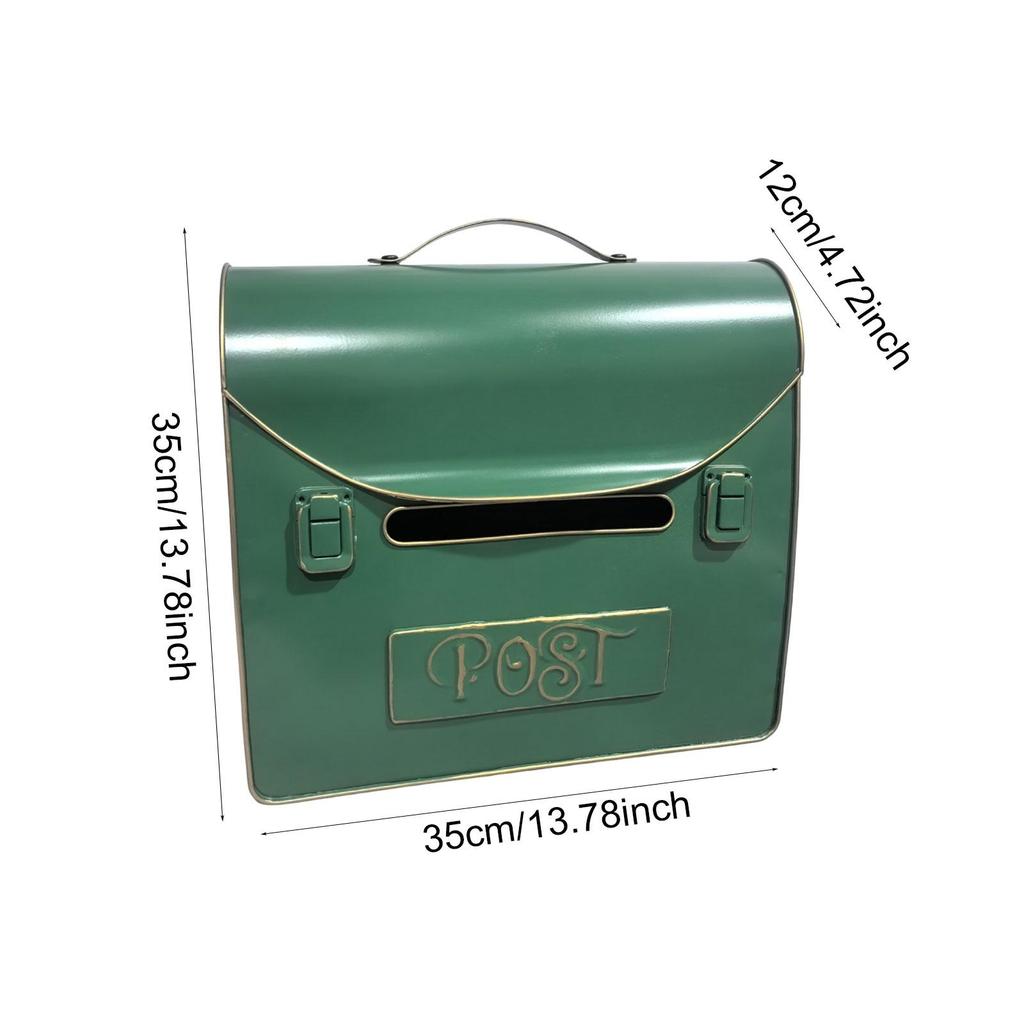 Aktentasche-Briefkasten, Praktisch Und Dekorativ für Den Eingang.