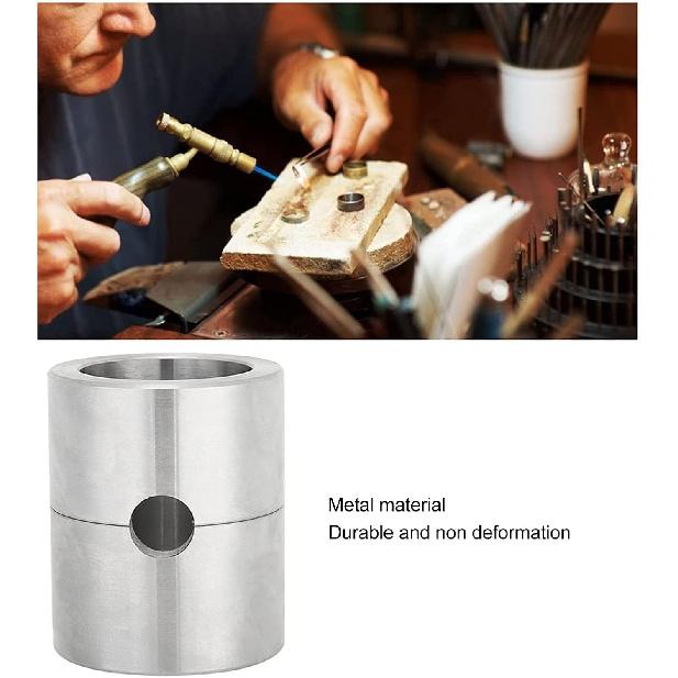 Casting Sandbox Melting Pot, Aluminum Alloy Small Jewelry Sand Casting Melting Pot Jewelry Casting Melting Tool for Metal Jewelry Makers And Jewelry