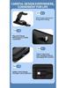 Foldable Multi-Functional Wireless Charging Stand with Built-in Cable - 15W Four-in-One Fast Charger for Mobile Phones