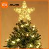 Xiaomi Julegrantopp Stjerne LED Lys Lampe Juledekorasjoner For Hjemmet Julegrantopp Pynt Navidad Nyttår 2023 Natal Noel