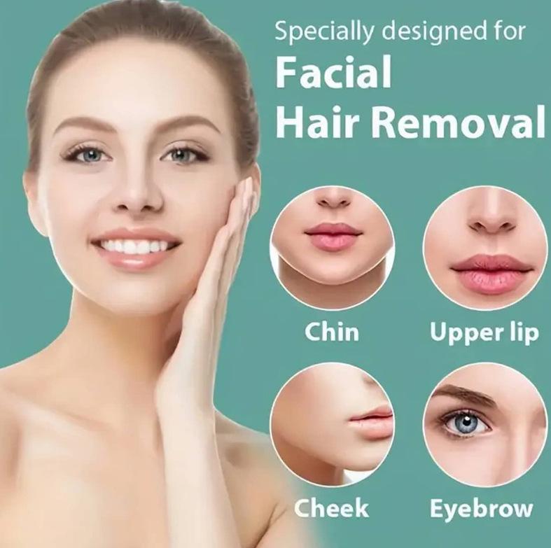 Double-Sided Depilatory Wax Strips for Whole Body - Suitable for Legs, Armpits, and Hands, for Men and Women