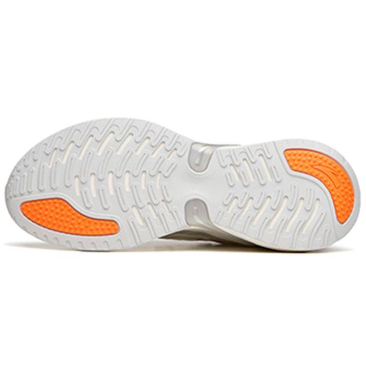 Anta C37 2.0 Su Running Series Soft Sole Running Shoes Men Sneakers Ivory-White 112135530R-1