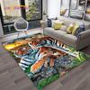 3D Cartoon Droom Tijger Dier Beest Tapijt Vloerkleed voor Huis Woonkamer Slaapkamer Bank Deurmat Decoratie, Kinder Vloerkleed Antislip Vloermat