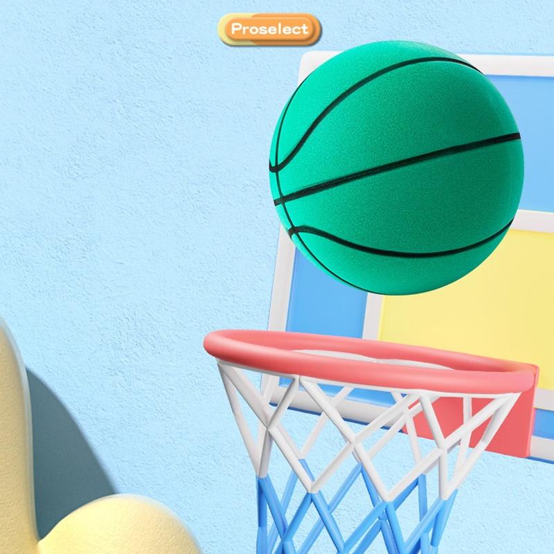 Baschet Silențios din Spumă 18cm Minge de Antrenament pentru Interior Neacoperită Zgomot Redus Antrenament de Baschet pentru Copii Diverse Activități de Interior