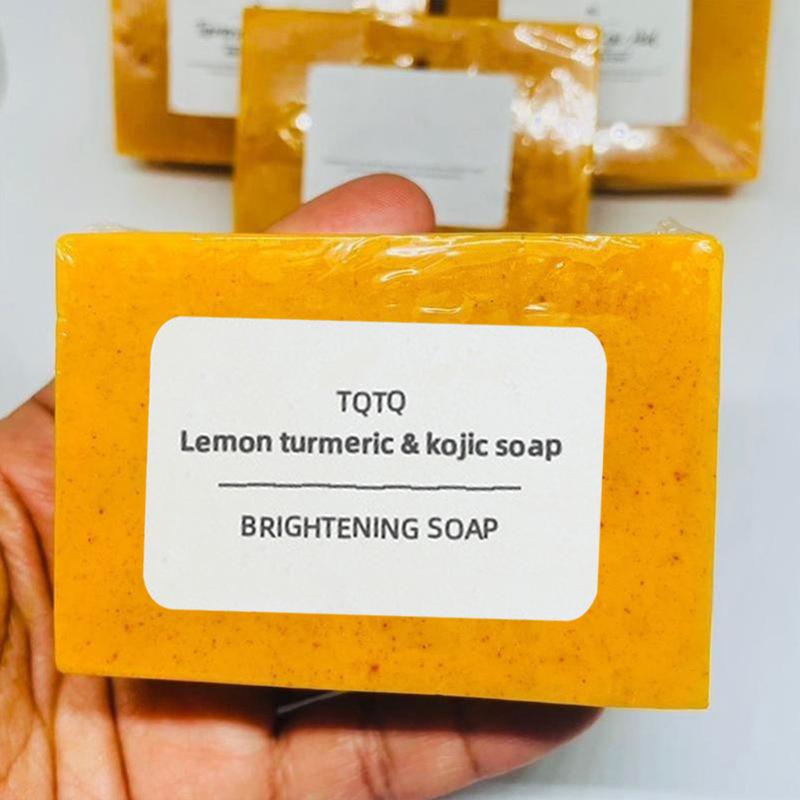 Turmeric Kojic Turmeric Soap Lemon Soap Kojic Acid Soap Ginger Handmade Soap Cleaning Soap