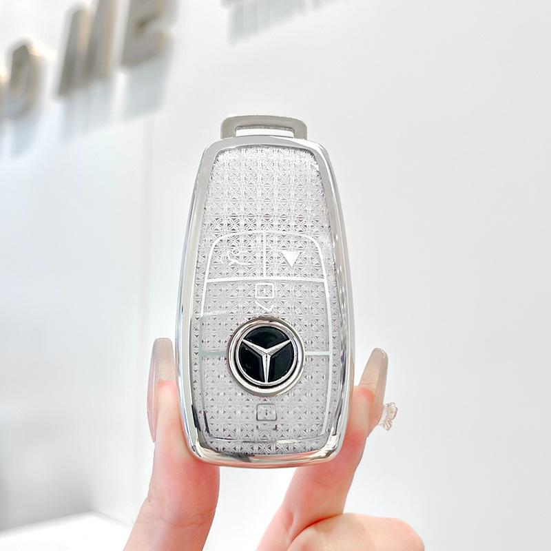 Mercedes-Benz Schlüsselabdeckung für E300L, C260L, 180L, A200L, C200L, GLC260, GLA200 (Für Frauen)
