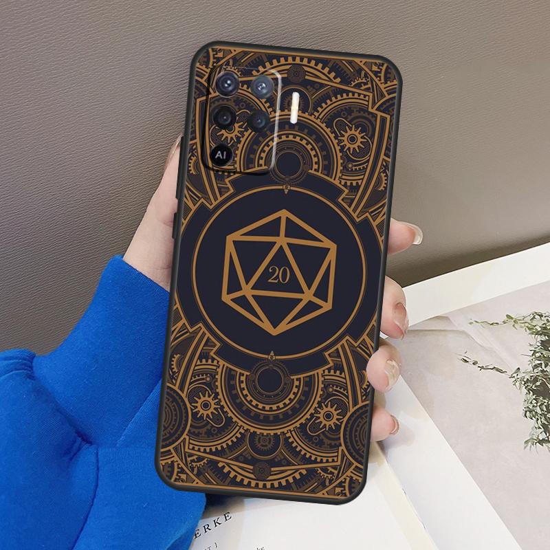 

Magical Polyhedral D20 Dice Case For Oppo A5 Pro A15 A17 A57 A77 A18 A38 A58 A78 A98 A94 A74 A54 A16 A76 A96 A40 A60 A80 OPPO A78 4G