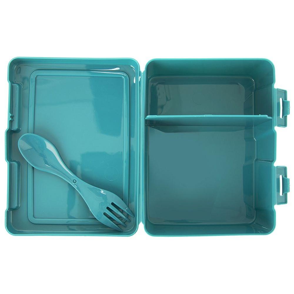 Pojemnik Śniadaniowy na Żywność Śniadaniówka Pudełko Lunchbox Sztućce