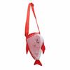 New Cute Cartoon Kids Shark Beach Bag Lightweight Portable Mesh Storage Bag with Adjustable Strap Children's Crossbody Bag