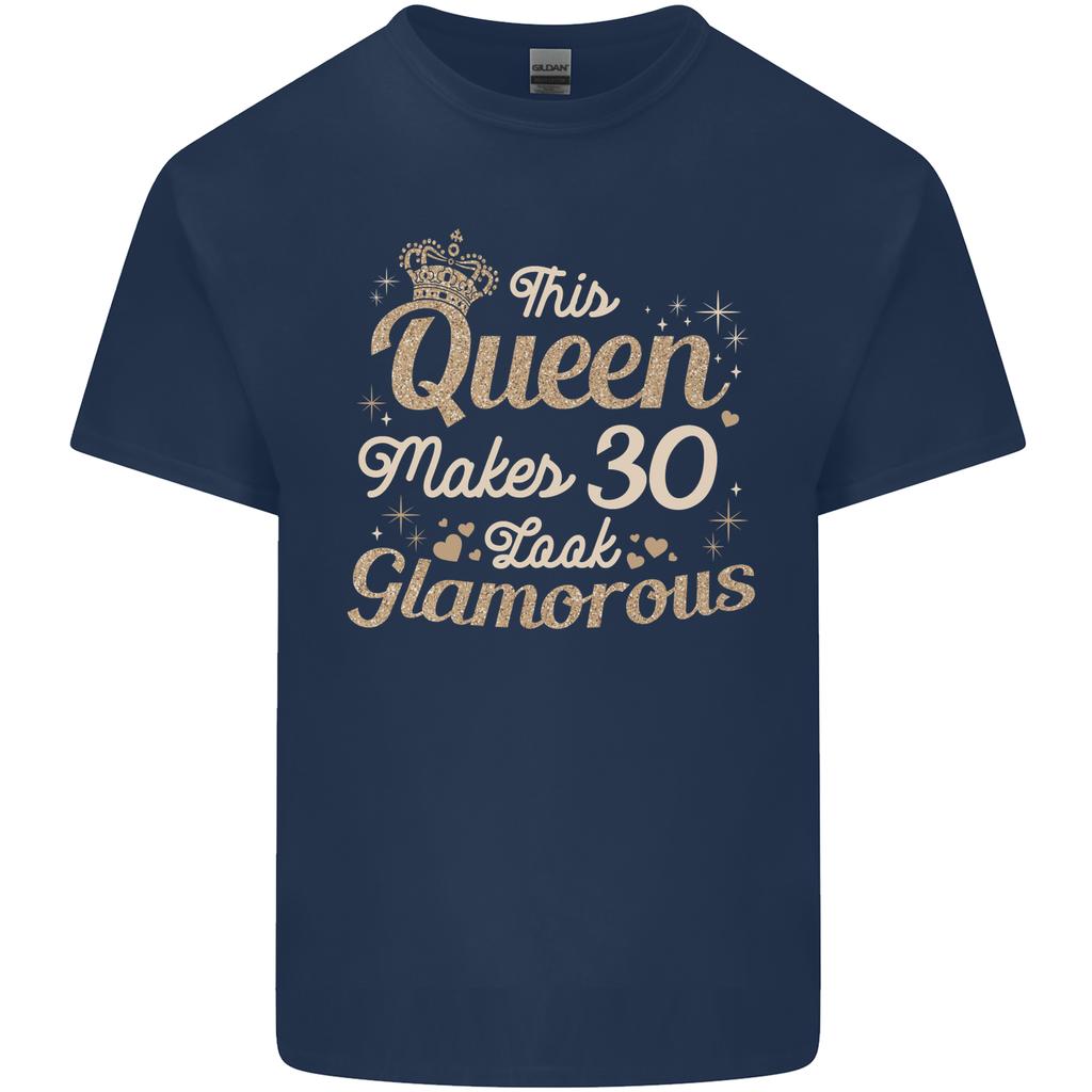 30th Birthday Queen Thirty Years Old 30 Unisexs Light Cotton TShirt