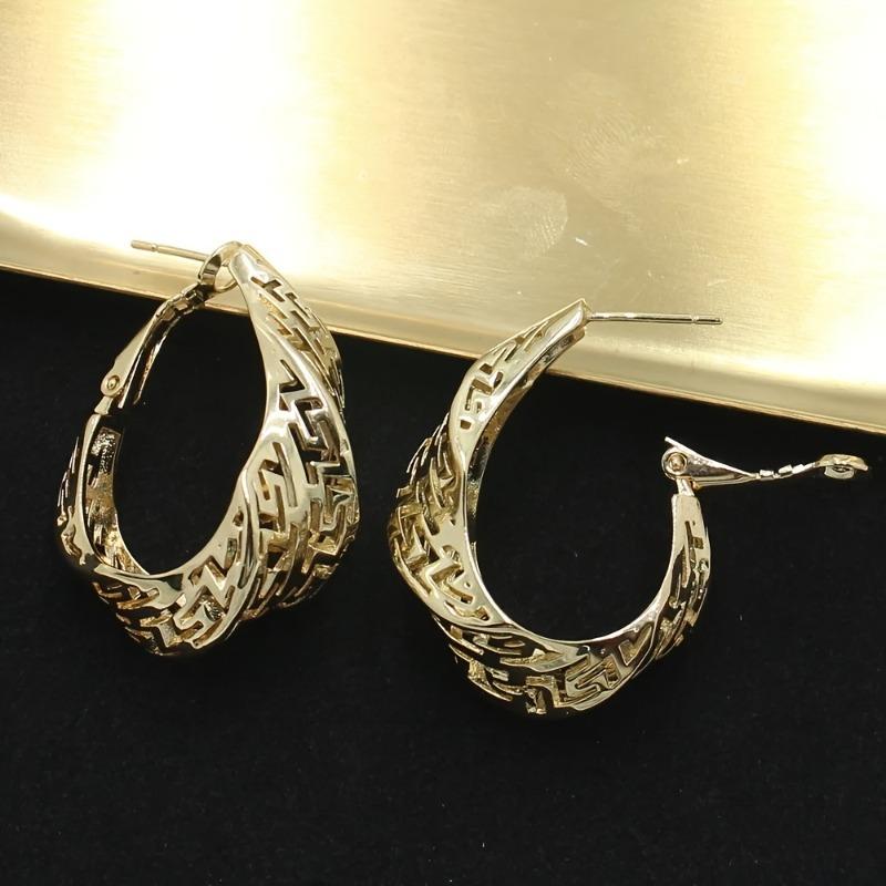 Conjunto de Joyas para Hombres Mujeres Vintage Elegante Collar y Pendientes Conjunto de Joyas, Tema Ideal para Banquetes de Boda