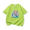 Kids Cotton T Shirt Princess Girl With Blue Unicorn Print Crew Neck Short Sleeve Tee Casual Boys Girls Summer Tops