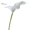EVA Material Flowers Artificial Calla Lily Flowers, Flexible Branches Realistic Faux Flower, Retro Home Decor Soft Touch Fake Lilies for Wedding
