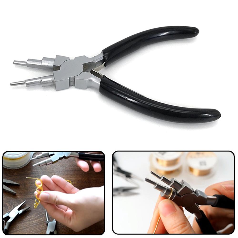 Jewelry Pliers 6 In1 Bail Making Plier Carbon Steel Wire Bending Looping Plier for 3mm to 10mm Loops and Jump Ring Jewelry Makin